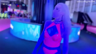 VENUS Fair Berlin - PUBLIC FUCK directly at the exhibition stand + ULTRA sperm walk | DAYNIA